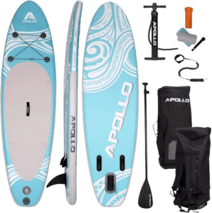 Licht blauwe Apollo SUP board